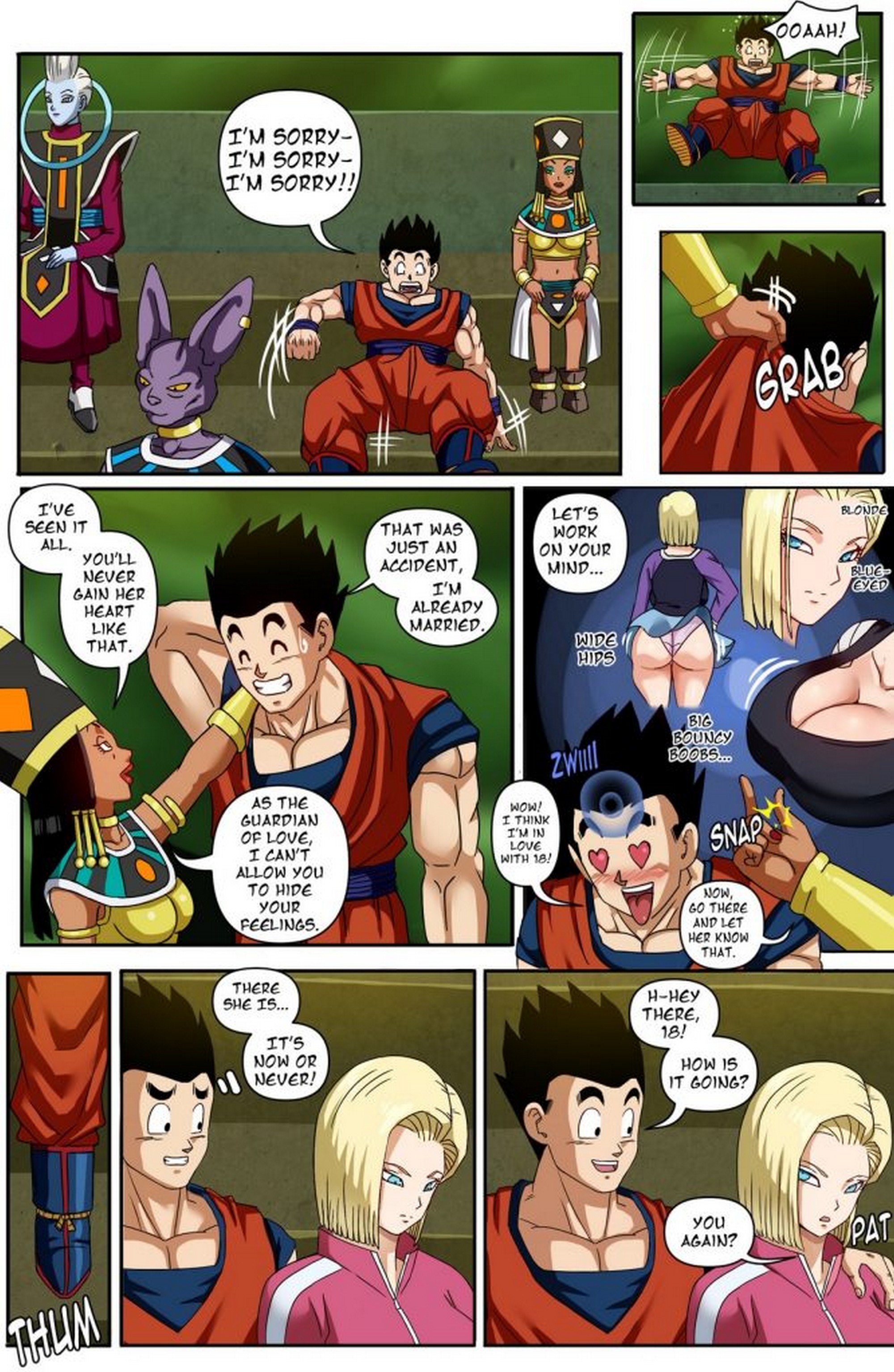 Androide 18 Gohan Pink Pawg 04