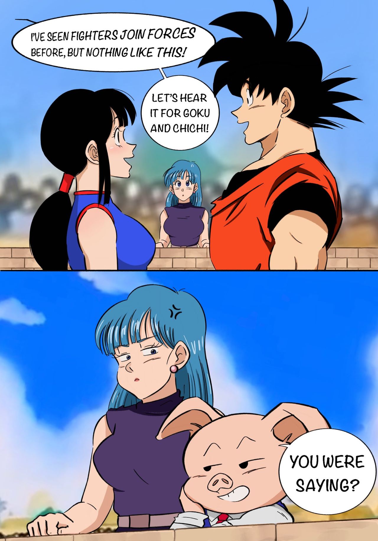 Goku se reúne con un viejo amigo Gokutrash 12